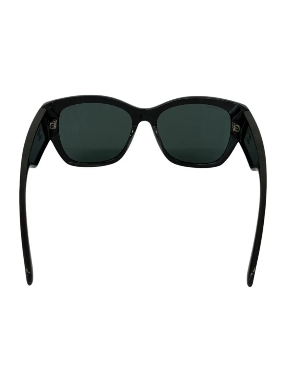 Chanel Side CC Logo Cat Eye Sunglasses S4 55 Black Eyewear